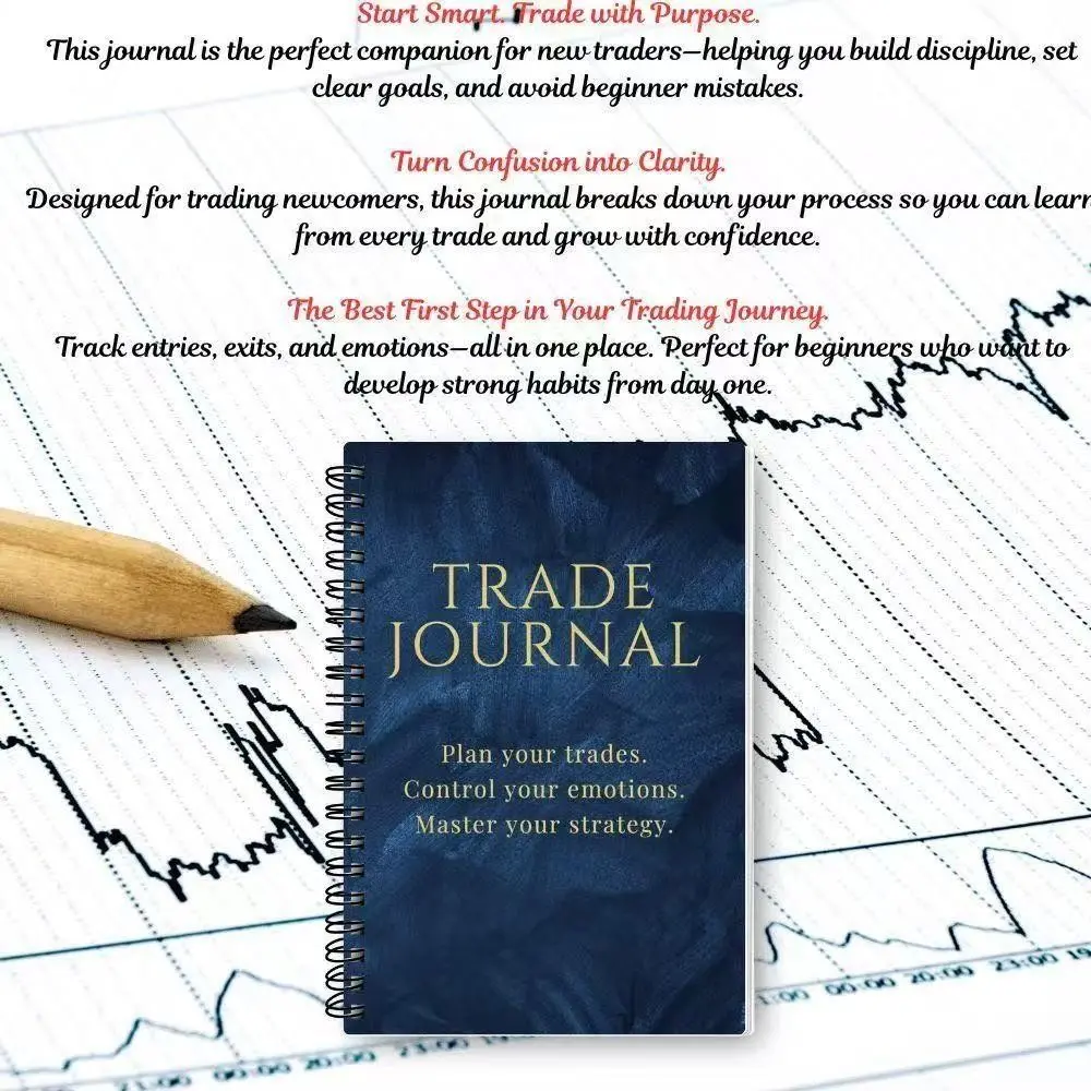 Financial Trading Log Book, Professional Trading Planning Manual, Emotion Management Strategy Guide, Investment Review Notebook, Journal