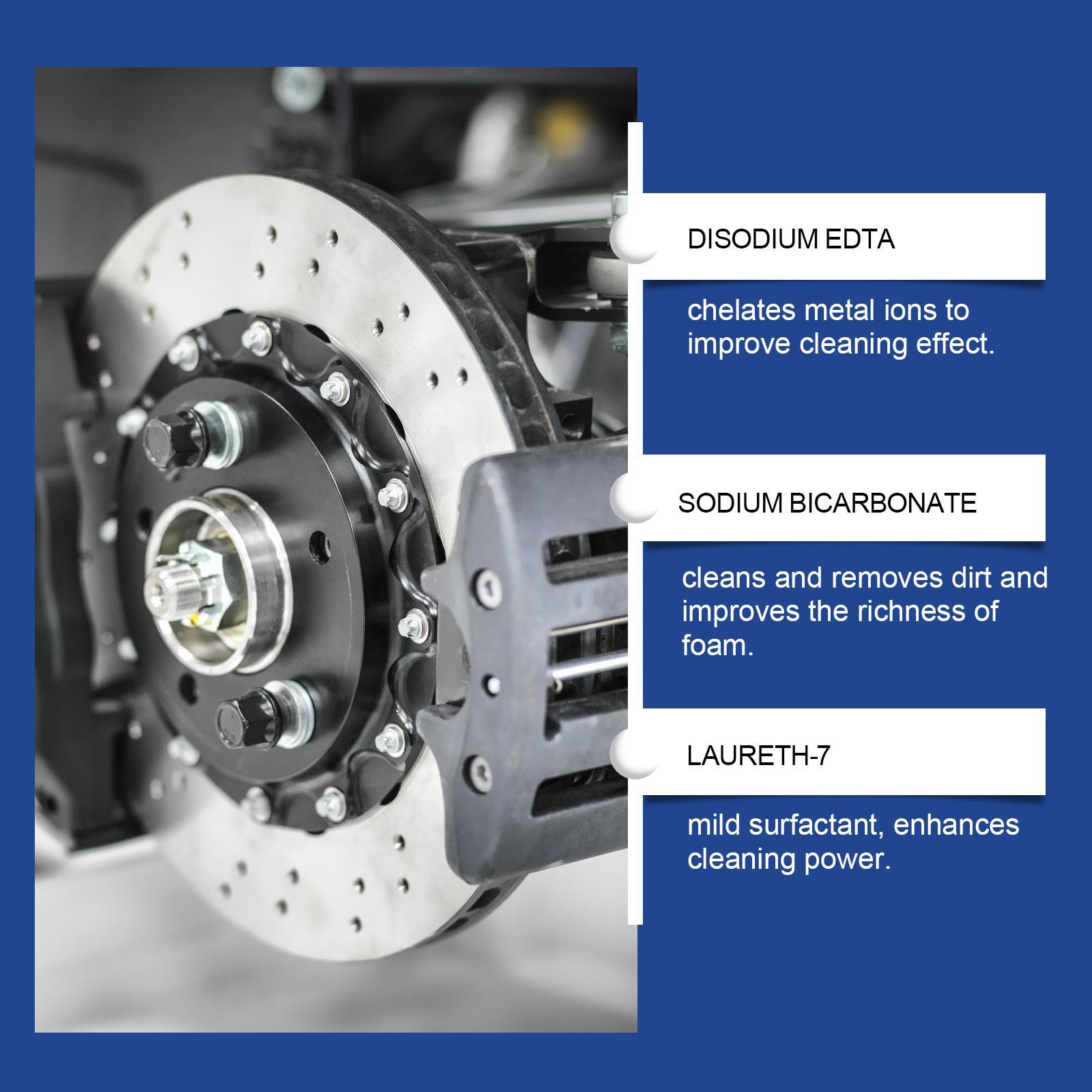 Automotive Brake Cleaner - Effectively Removes Oil Stains from Vehicle Brake System Grease Remover Heavy Duty Degreaser