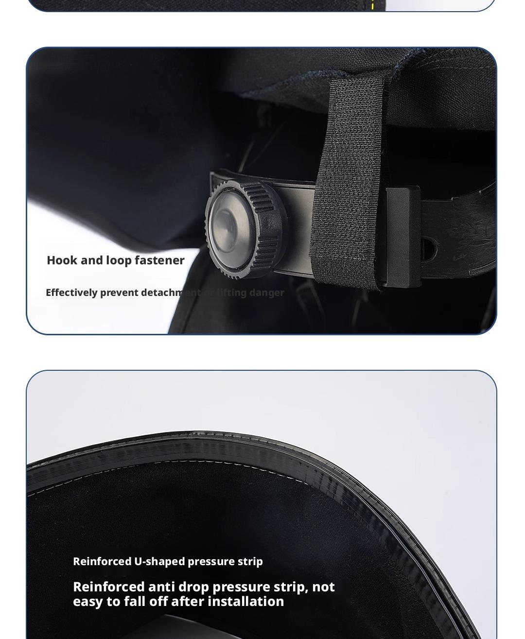 Welding Face-proof Hood, Front And Rear Cloth Covers, Welding Helmet Accessories, Welding Flame-retardant, Anti-spatter, Anti-backlight, Anti-scalding Protective Cover, Welder Gifts. dark  mode  glasses diy  welding  tool