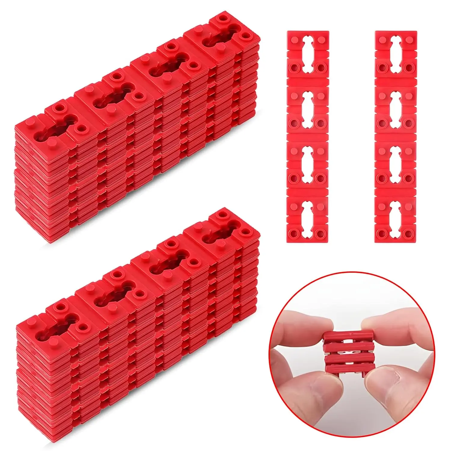 Outlet Spacers for Electrical Box, 96 Count Switch and Receptacle Spacers for Loose Outlet Plug Fix, Electrical Extender Outlet Shims Light Switch Spacer