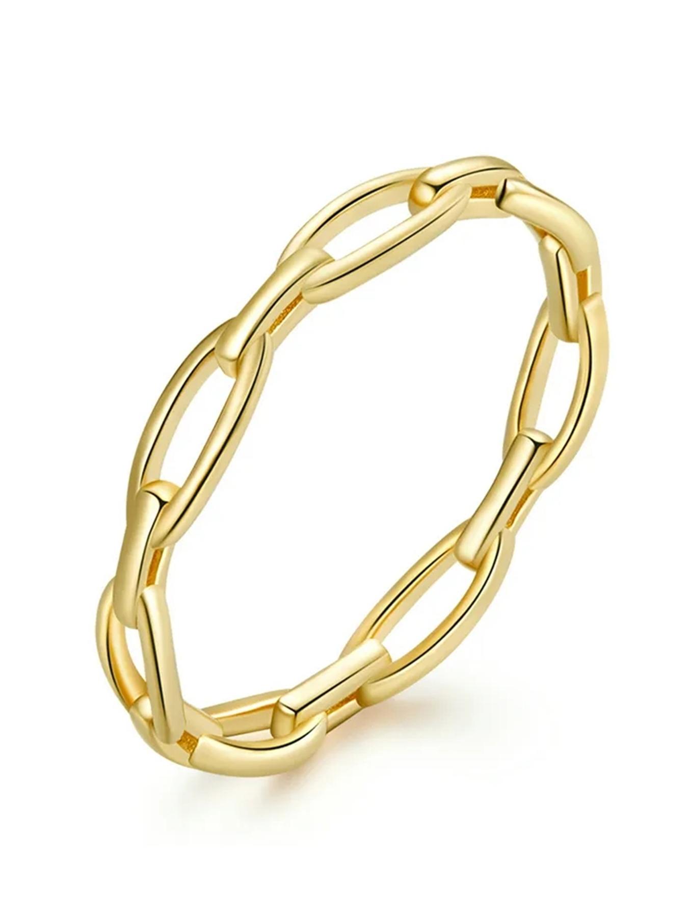 Simple Hollow Out Design Copper Ring, Fashion Stackable Finger Rings, Fashion Accessories for Women, Trendy Jewellery Accessories for Party, Daily Clothing Decor, Trendy All-match & Exquisite Jewelry for Birthday Gift