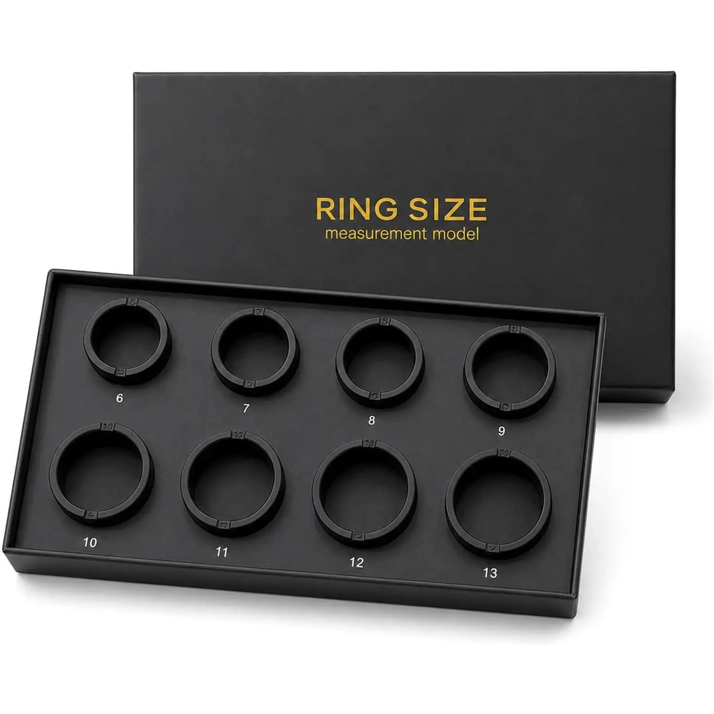 Ring Sizing Kit - Size Before You Buy the  Ring - Includes  Sizes 6 to 13 - Helps Find the Right Fit for Your  Ring