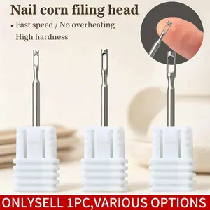 Stainless Steel Pedicure Drill Bit, Cuticle Cutter for Rotary Burr Drill, Single Item Nail Drill Bit, Ideal for Manicure & Pedicure Tools