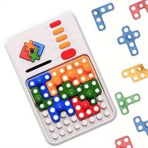 Super Blocks Mastermind Puzzle - STEM Skill & Critical Thinking Booster, Ideal Educational Gift for Youngsters 6+, White ABS-without Battery