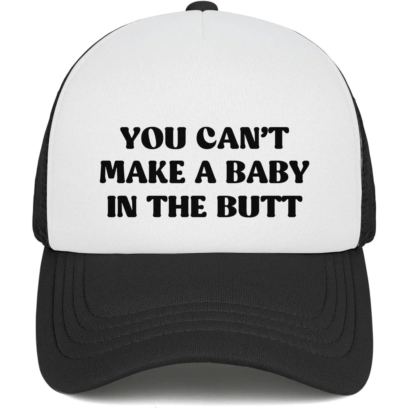 Baseball Cap - Funny American-Themed Text Print Humorous Gag Gift Snapback Trucker Hat, One Size for Men, Ideal for Parties