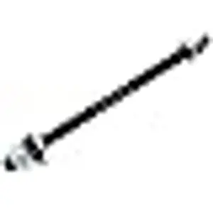 3/8" x 175mm 24T Bicycle Axle for Lowrider Beach Cruiser Chopper Mountain Bikes