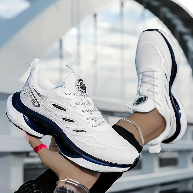 Women's Large Size 6-12 Athletic Casual Shoes - Lightweight, breathable mesh running shoes with shock absorption, non-slip sole, lace-up closure, Low-top design for all seasons SpringStatements