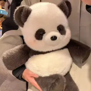 Cute Run Panda Plush Toy, Soft Realistic Giant Panda Stuffed Animal, Adorable Doll Birthday Gift for Girls, Perfect Gift