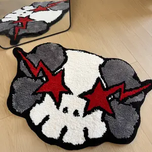 Hypebeast Star Style Graphic Rug 32x20 Inch – Cool Rugs for Bedroom & Bathroom, Soft Absorbent Non-Slip Machine Washable Area Rug for Kids & Teens, Hypebeast Room Decor (32"x20")