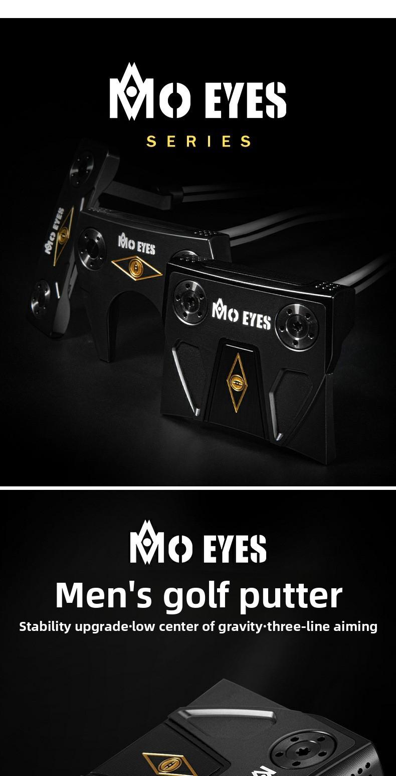 MO EYES Golf Putter - Men's Single Club (S20C Soft Iron Forged) - High Stability Model