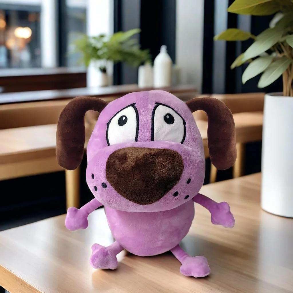 New Courage the Cowardly Dog Plush Toy 12inch Anime Game Peripheral Figurine