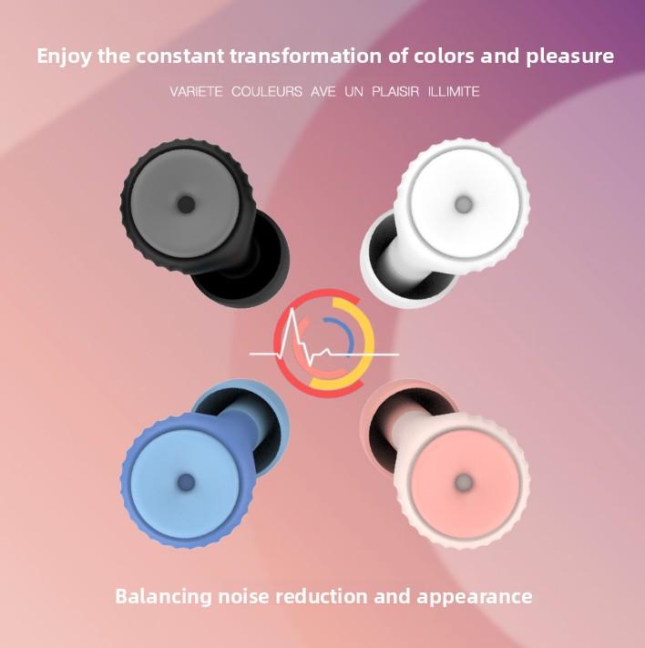 Sleep noise cancelling earplugs, equipped with 2 pairs of replacement earplugs, soft and waterproof, reusable, suitable for home, snoring, work, household essentials, travel essentials, bachelor party gifts, personalized Easter gifts for men and women, te