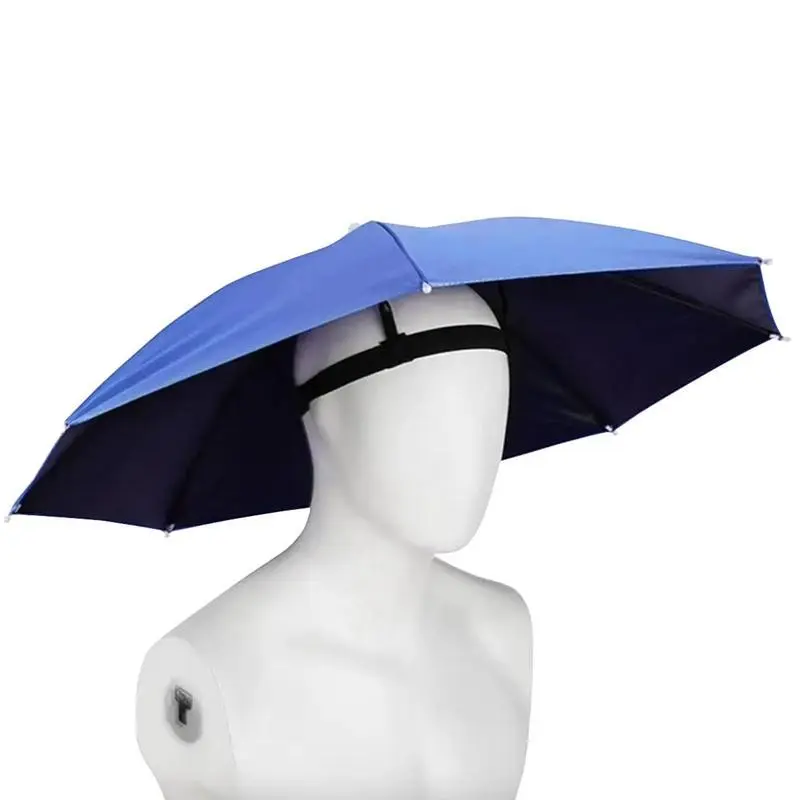 Portable Umbrella Hat, Lightweight Waterproof Umbrella, Hands-Free Umbrella Cap, Sun Protection for Fishing, Golf, Gardening, Rainproof