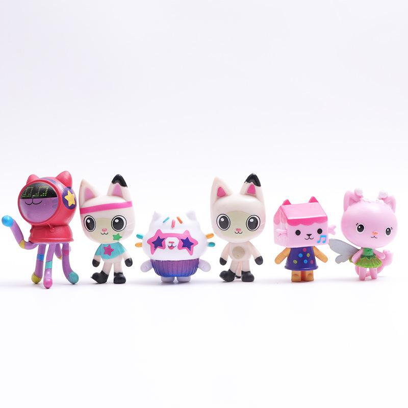 Gabby出品　まとめて GABBY'S DOLLHOUSE,13-Piece Cat-Venture Crew Pack, Toy Figure Set