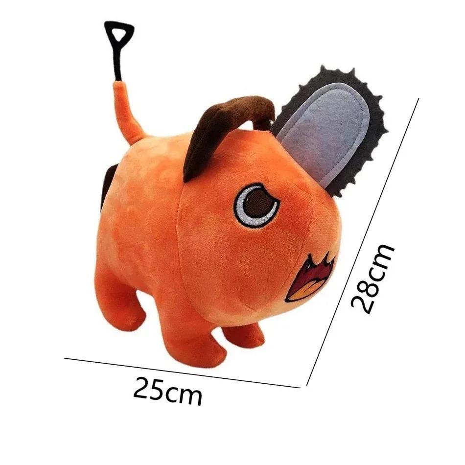 @@10cm /Anime Chainsaw Man Dolls Plush Toy Cartoon Pochita Orange Dog Pillow Stuffed Soft Toy for Kids Birthday Gift..