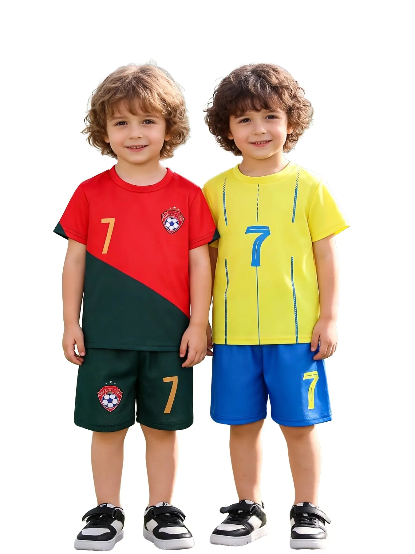 Young Boy Casual Sports Set, 4-Piece Gradient Print T-Shirts & Shorts, Spring Summer, Sporty Tee Set, School Outdoor Gift