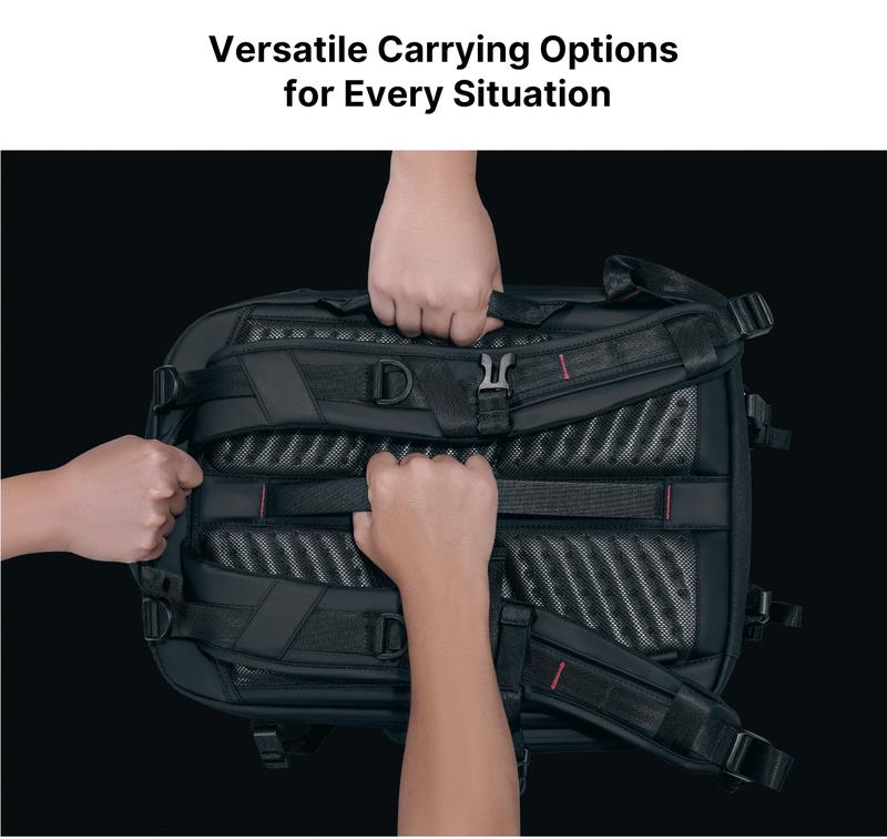 Ulanzi BP09 Camera Backpack 22L Large Capacity Waterproof Digital SLR Camera Photography Travel Bag Tripod Holder Outdoor Video