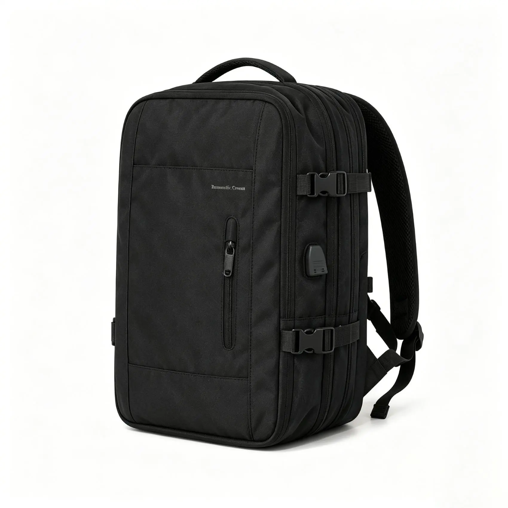 Expandable Travel Backpack Flight Approved Personal Item Bag for 15.6 16 Inch Laptop with USB Port Anti Theft Weekender Carry On Daypack for Men