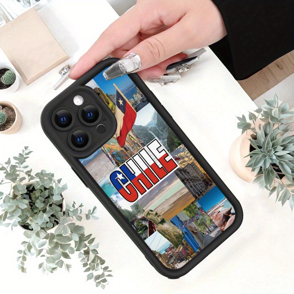 Chilean Flag - Cultural Landscape Collage Pattern - UV Printed Case Suitable for iPhone 17 E Air Pro ProMax iPhone16 15 14 Plus 13 12 Mini 11 X XS XR, Offers Shock Protection,Trendy Style,Making It The Ideal Choice for Phone Cases to Decorate Your Phone.