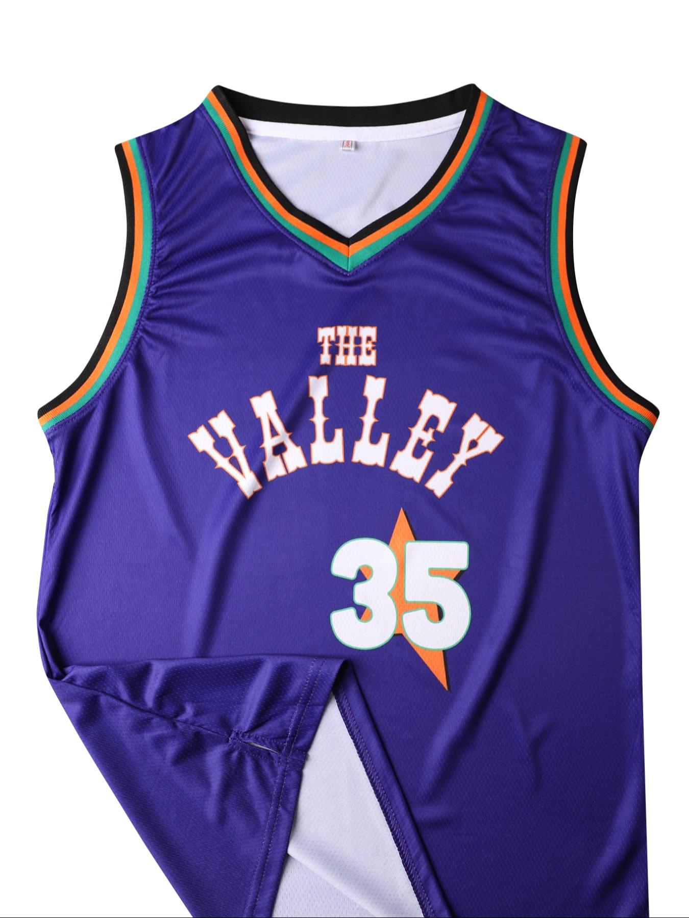 Men's Basketball Jersey, Loose Letter Embroidery V Neck Basketball Vest, Casual Breathable Comfortable Basketball Jersey for Daily Wear