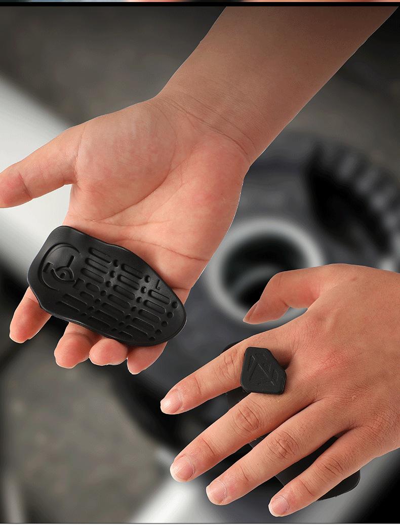 Silicone fitness grips, unisex weightlifting training gloves, non-slip fitness grips, rubber fitness hand pads--suitable for barbells, pull-ups, and fitness training