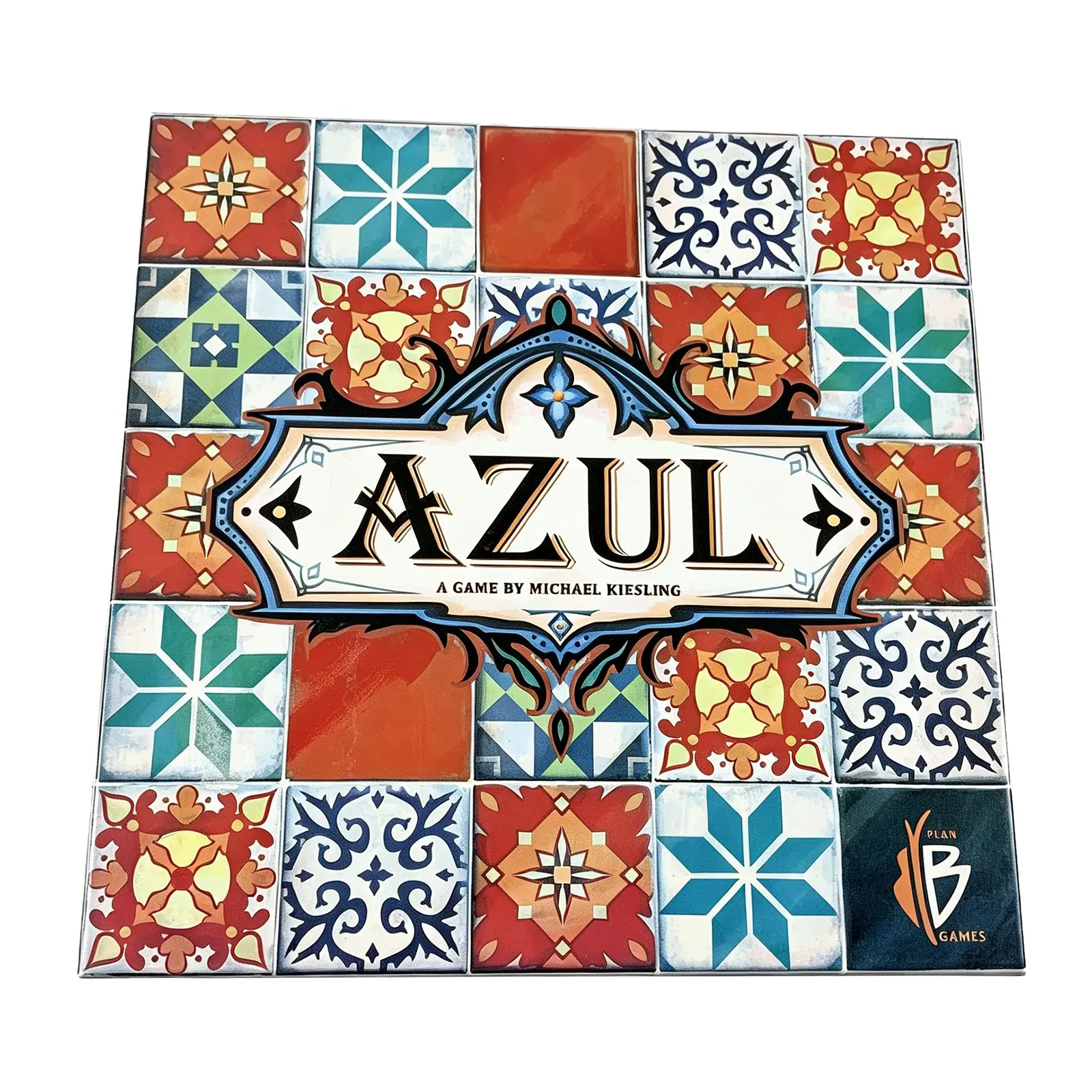 Azul Flower Tile Story Board Game, Simple Rules, Strategic Gameplay, Relaxing, Perfect for Gifts, Solo, Two-Player, Family Gatherings