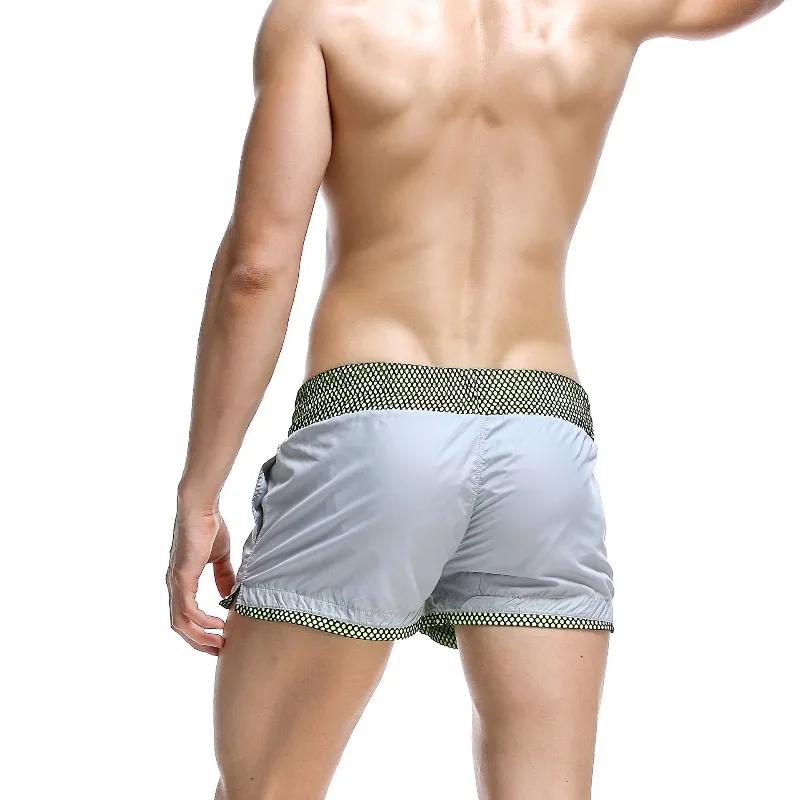 Kyn Apparel Sexy Solid Nylon Shorts Quick Dry Men's Board Shorts Fashion Sea Maillot De Bain BeachShorts Bermuda Male Short