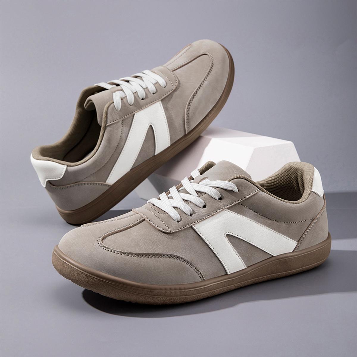 Women's Wide-Toe Box German Army Trainer Barefoot Shoes Retro Fashion Sneakers - Zero Drop Comfortable Casual Lace-Up Tennis Shoes with Soft Sole - Trendy Shoes Style Walking Athletic Footwear Outdoor SpringStatements