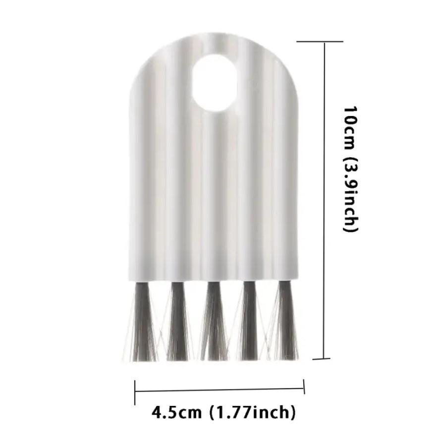 Multifunctional Keyboard Cleaning Brush Crevice Thermos Cup Lid Keyboard Bottle Mouth Brush Curved Handle Cleaning Brush