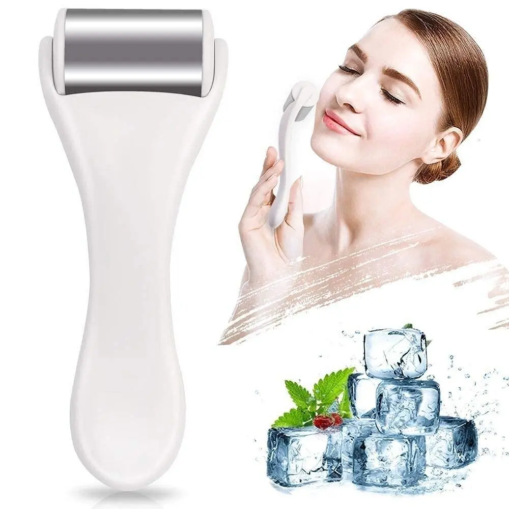 Ice Roller & Heart-Shaped Stainless Steel Gua Sha Set, Cooling Facial Massage Tools, Perfect Gift for Skincare Enthusiasts