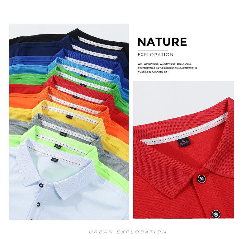 Summer sports quick-dry short-sleeve polo shirt