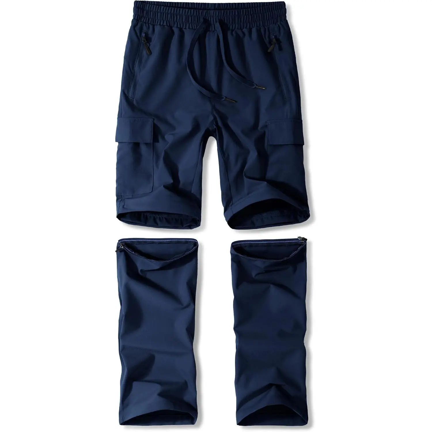 Boys Convertible Hiking Pants Kids Zip Off Scout Pants Youth Teen Boy Quick Dry Outdoor Fishing Waterproof Lightweight 4-18Y