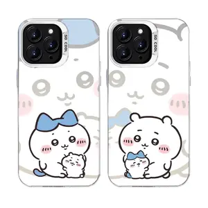 Hot anime C-Chiikawa Hachiware Usagi Anime Applicable To Lovely Couple Mobile Phone Case for iPhone 17 Air 16 15 14 13 12 11 Pro Max Plus Samsung S26 S25 S24 S23 S22 Plus Ultra Applicable To Iphone 13 Creativity Cartoon 2026 New