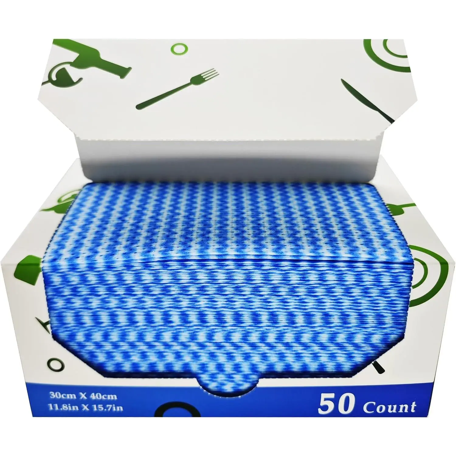 Cleaning Cloths,50 Count,Thickened Heavy Duty Wipes | Kitchen,Bathroom,-Multi-purpose Cleaning Towels