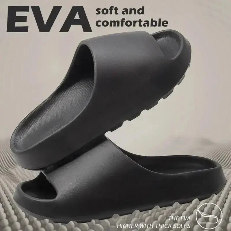 Women's Slippers EVA Soft Thick Soled Summer Fashion Slippers & Men's Slides Beach Sandals