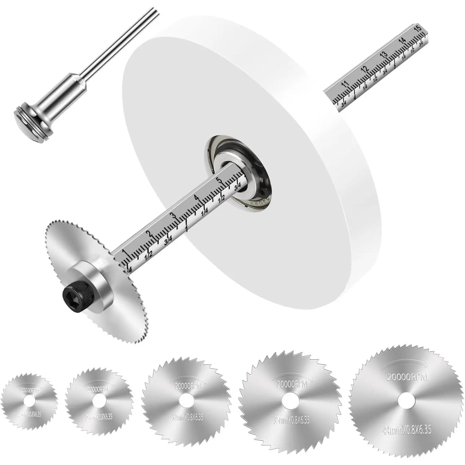 Reciprocating Saw Blades for Plastic, 5-Piece Drill Chuck Fit Power Tool Accessory