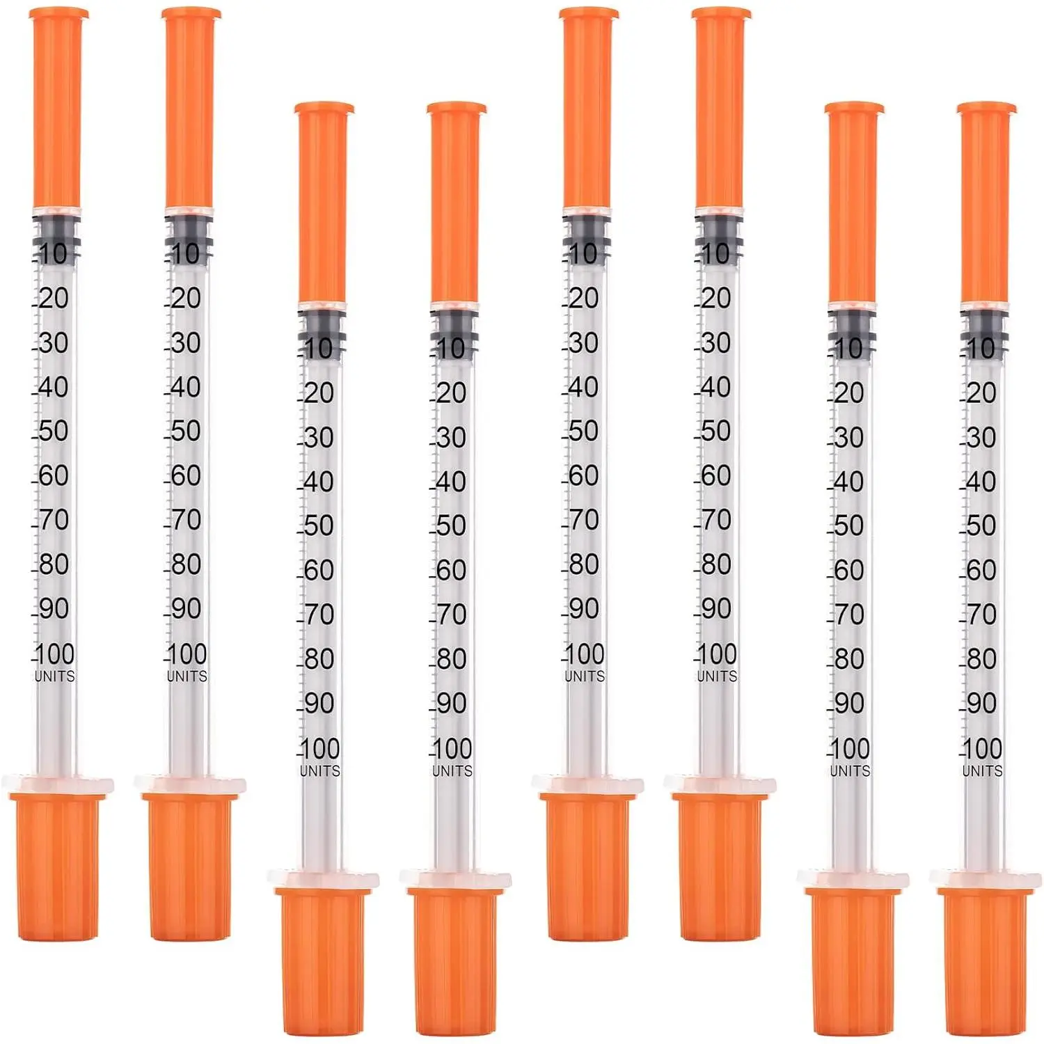 1ml/cc 31G 1/4" (6mm) Syringe, U-100 Scientific Lab Syringes, 50 Pack |   Disposable Individually Packaged