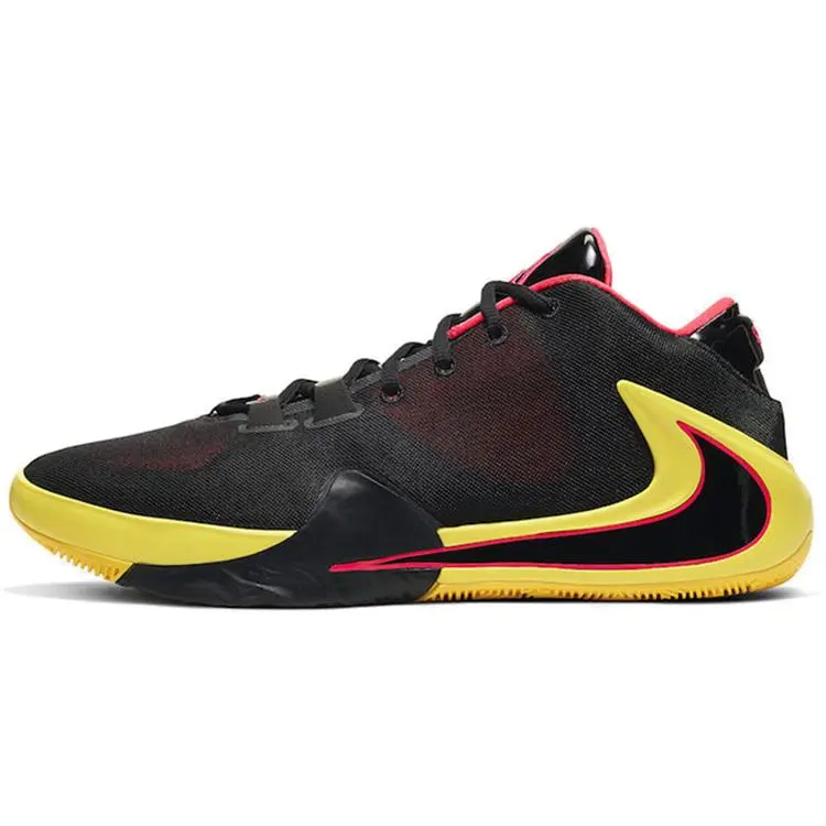 Nike Freak 1 Zoom EP Soul Glo Basketball Shoes for Men – Low-Top, Cushioned, Balanced, Stylish Black and Yellow Verifiable, with credentials and supporting global authentication