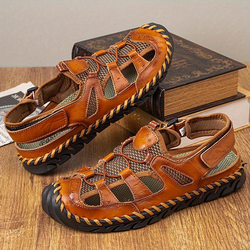 Men's Closed-toe Sports Sandals - Anti-slip Quick-drying Men's Water Sandals Beach Shoes - Casual Walking Breathable Shoes