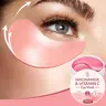 60 Pcs Niacinamide Collagen, Hydrating and Firming, Smooths Skin, Reduces Dark Circles, Brightens Skin Tone【Mother's Day gift】 Eye Care Product for Dark Eye Bags, Skin Care  Gift Moisturiz Brightening Eye Masks