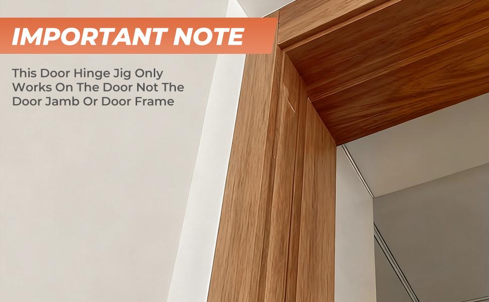 Metal Door Hinge Jig, Adjustable Router Jig Fits Door Hinges 2.5"–5" Length & Thicknesses, Universal Template for Round (1/4" & 5/8" Radius) and Square Corners