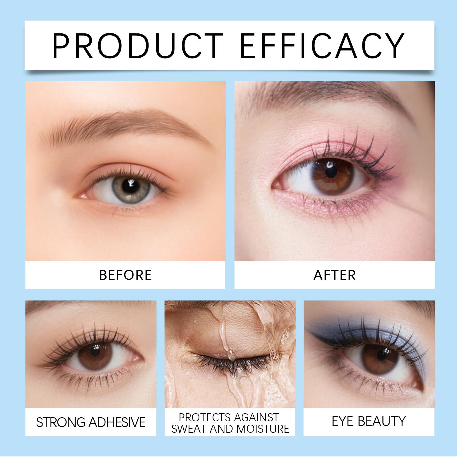 zephoco Women's Curling Mascara Naturally shapes and curls lashes, has a light and smooth texture, is resistant to smudging and easy to remove