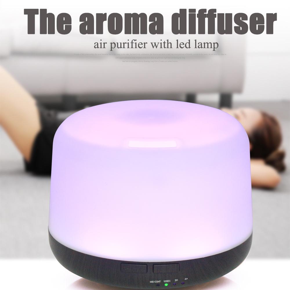 Effortless Aromatherapy 500ml Essential Oil Diffuser with Remote Control, Auto Shut-Off, BPA-Free for Worry-Free Use