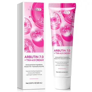 ATOANY Arbutin Spot-Removing Cream 60mL helps improve dull, sallow skin, leaving your complexion even, radiant, and naturally bright—without looking artificially white. With long-term use, it fades dark spots, firms the skin, and brightens your complexion