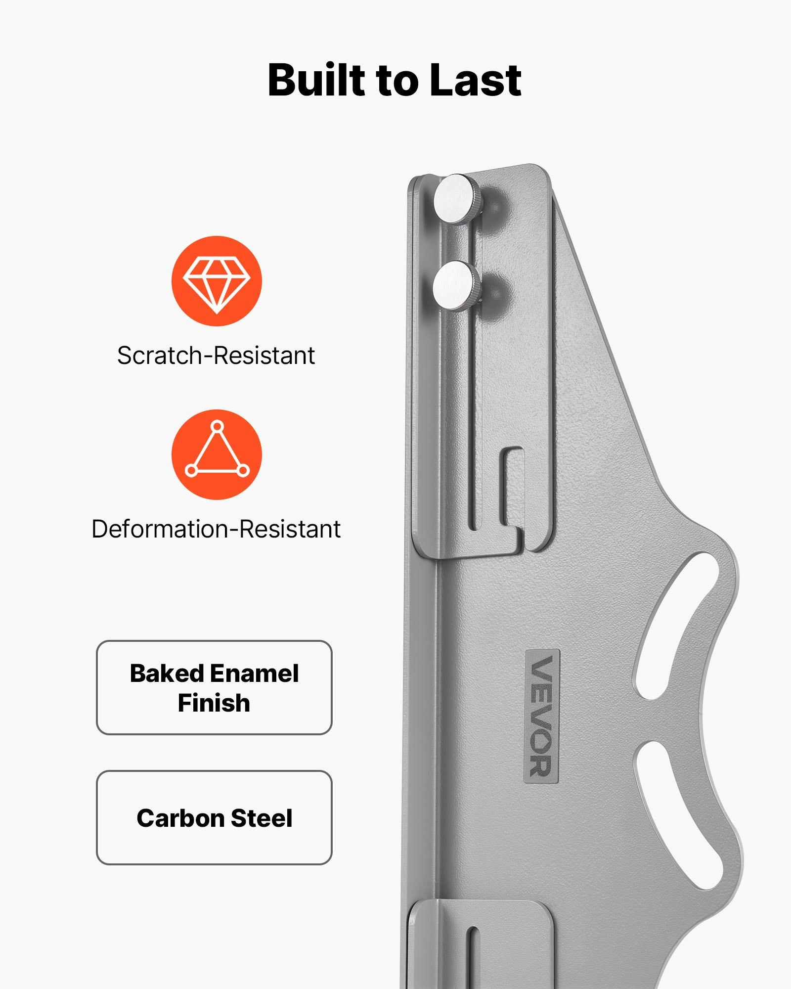 VEVOR Wheel Alignment Tool, 2 PCS Carbon Steel Heavy Duty Toe & Camber Alignment Plates with Digital Angle Finder, 2 Measuring Tapes, Accurate Automotive Wheel Tools for Home Use, Fits Car Truck SUV