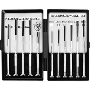 11 count Mini  Set,Small  Set with 11 Different Size Flathead and Phillips Screwdrivers Repair for Watches,Computers,Toys and Jewelr