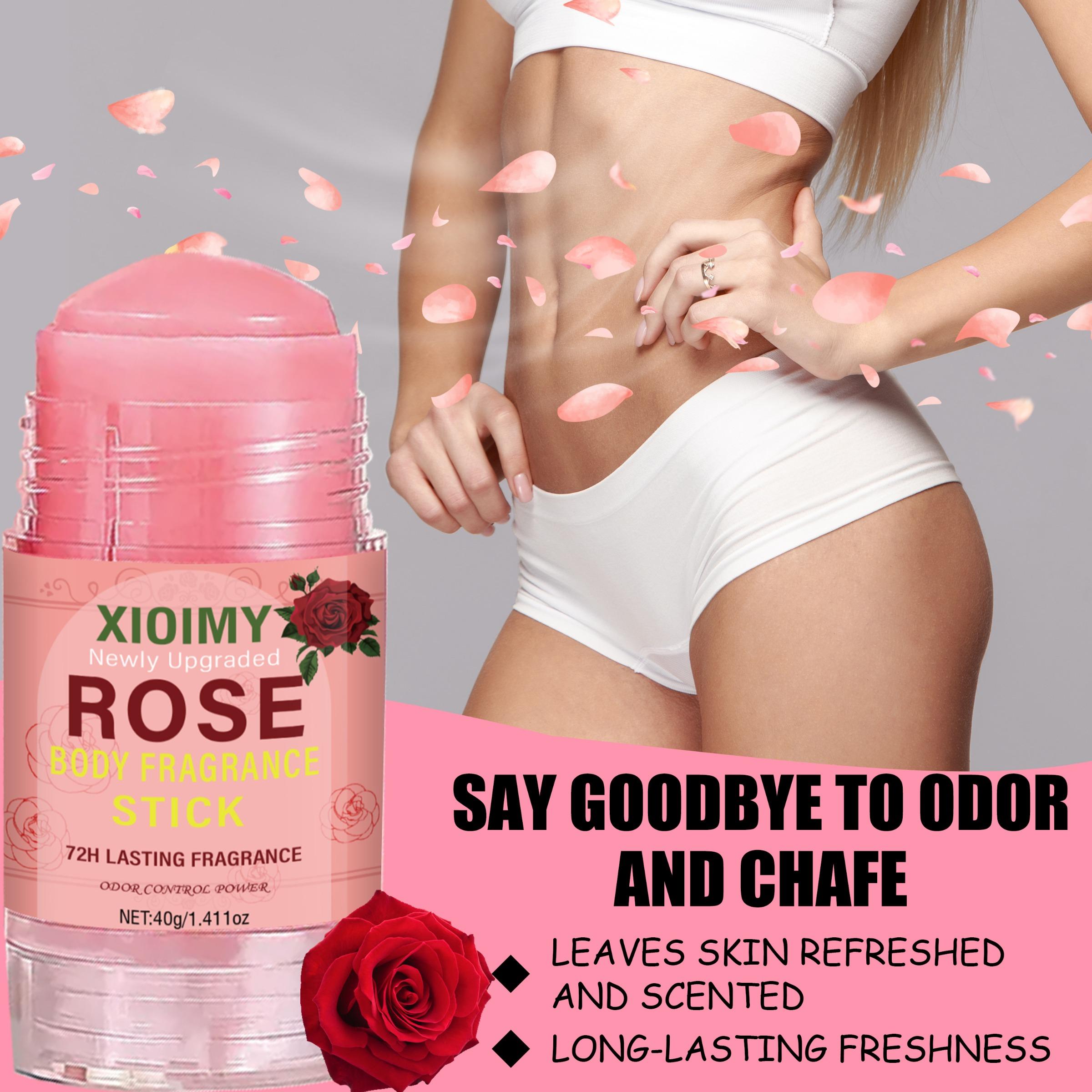 Rose Scented Deodorant Stick, Long Lasting Fragrance Deodorant, Body Care Product for Underarm, Body, Private Parts, Persistent Body Odor, Body Odor Remover, Body Care Product, Cosmetic