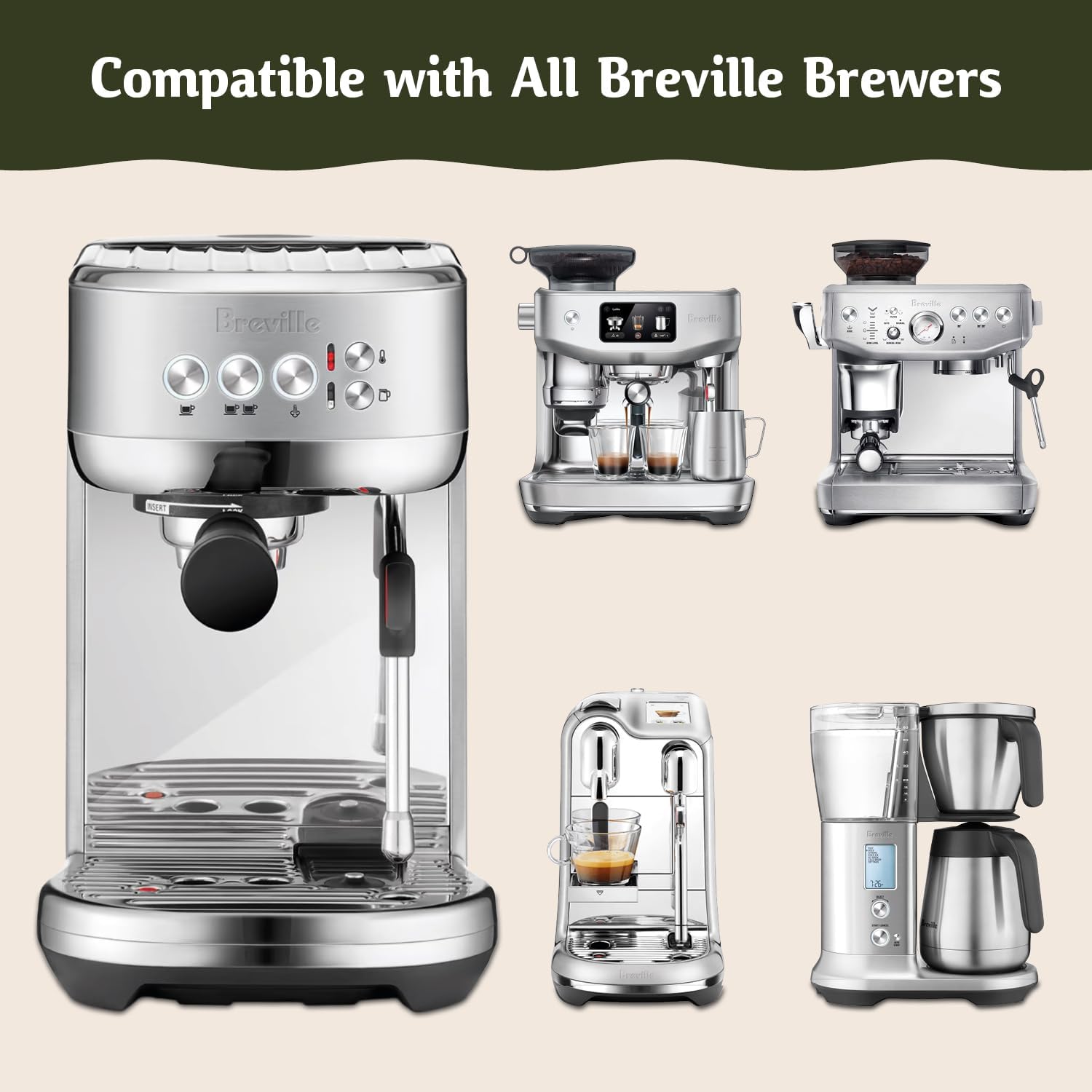 Breville Descaler (10 Uses) Specially Formulated for Your Breville ...