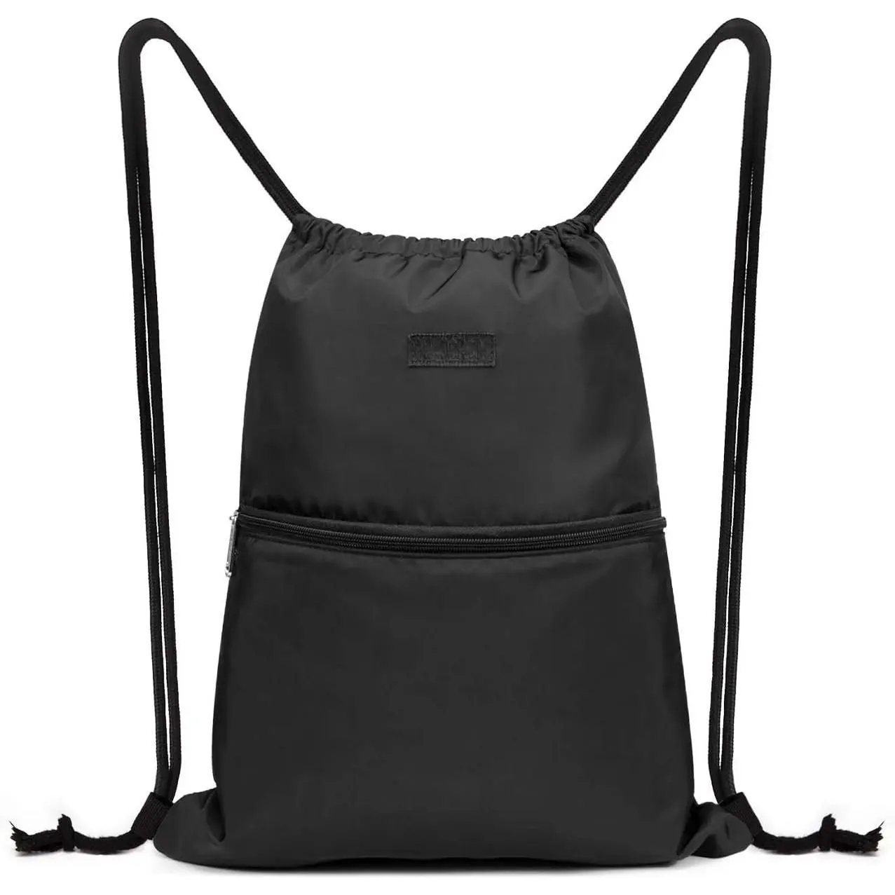 Drawstring Backpack, Gym Sackpack for  (Black)