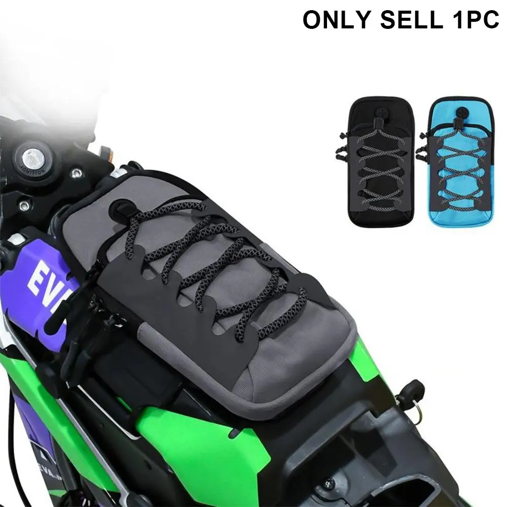 Reflective Cycling Phone Bag, Bicycle Bag – 2-in-1 Motorcycle Front Frame Bag & Sports Armband, Night Riding Safety Storage Pouch for Cycling & Running, Bike Accessories